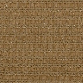 tópszínű HDPE napvitorla 160 g/m² 3 x 5 m