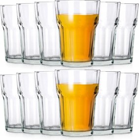 12x Italos poharak víz gyümölcslé kompót pohár szett 360 ml