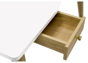 Íróasztal tölgyfa dekorral 70x140 cm Nice – Woodman