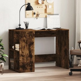 füstös tölgy színű szerelt fa íróasztal 102x50x75 cm
