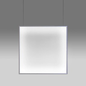 Artemide Discovery Space négyzet alakú Led függeszték alumínium 90x90 cm