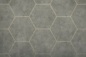 Pvc Szőnyeg Szürke 2m széles Gumolit Linóleum Beton Csillámos Csempe