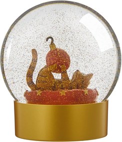 CELEBRATE X-MAS hógömb 11 cm, cica