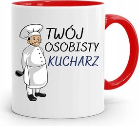 Piros Bögre Szakácsnak Személyes Szakács fényképes nyomtatással