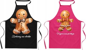 Konyhai kötények Pároknak Karácsonyra Mézeskalácsok Édes feliratok