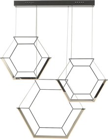 Dar Lighting HEXAGON HEX0322 Függőlámpa 1x35W/LED 2800K 1043LM