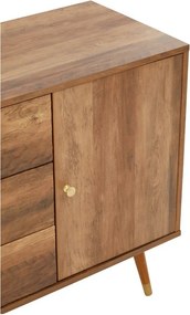 Sötét natúr színű komód 114x70x39 cm Frida – Premier Housewares