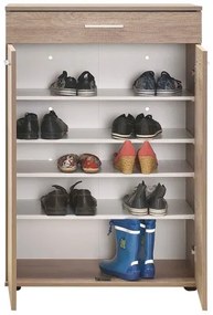 Cipősszekrény 108x73 cm barna