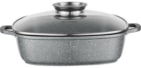 Florina Alumínium tepsi aroma kapaklı Lava 3,5 l,28 × 28 × 7,5 cm