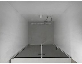 Mexen LIMA zuhany összecsukható ajtó zuhanykabinhoz 110 cm, krómszürke, 856-110-000-01-40