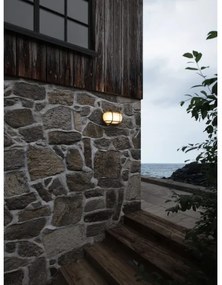 Nordlux - Kültéri fali lámpatest HELFORD 1xE27/12,5W/230V IP64 sárgaréz