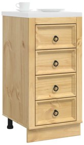 Cabinet fiókkal tárolóval Méz 40 x 46 x 81,5 cm Tömör fenyőfa