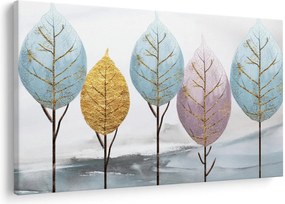 Kép - Dizájnos fák (90x60 cm)