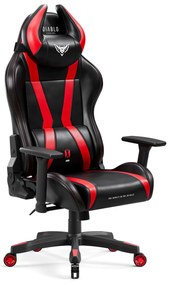 Gamer szék Diablo X-Horn 2.0 Átlagos méret, Fekete-piros