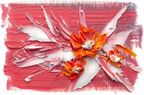 Fotótapéta - Olajvirágok (152,5x104 cm)