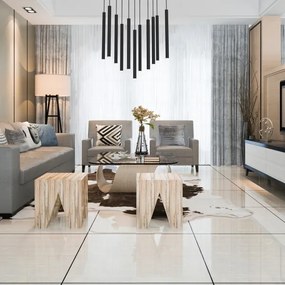 Csillár zsinóron MONZA 11xG9/8W/230V fekete