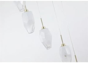 Searchlight 23147-8SB - ROCKY kábelre szerelt csillár 8xG9/33W/230V