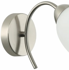 Fali lámpa DONNA 1xE27/60W/230V nikkel