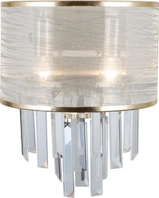 Italux glamour modern fali lámpa torreia antik sárgaréz itxwl-45660-2