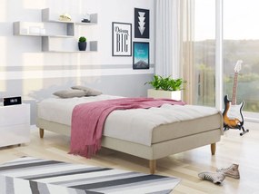 Egyszemélyes ágy 90 cm Mac 1 (bézs) (matraccal). 1069999