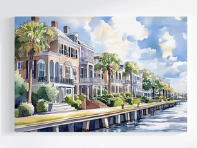 Canvas Vászonkép Építészet Gyarmatosítás Usa Város Tengerpart 120x80