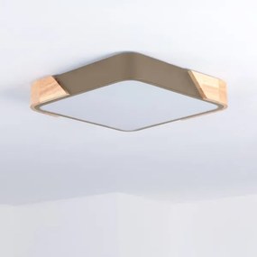 BRILAGI - LED mennyezeti lámpa PILANA SQUARE LED/24W/230V tölgy/bézs 32x32 cm