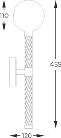 Zuma Line MIDA W0583-01A-2GHF Függőlámpa 1x6W/G9 IP20