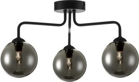 DAR LIGHTING FEY0322-01 FEYA Mennyezeti Csillár Fekete, Füstös G9 IP20