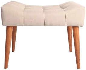 Puff LUMI 40x58 cm krémszínű