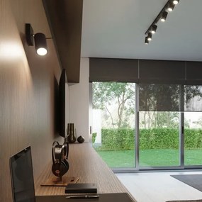 Sollux SL.1049 - Fali spotlámpa RING 1xGU10/10W/230V fekete