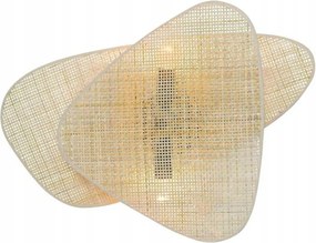 Aca Lighting fali lámpa 2XE14 Skyros rattan 50X35X13CM TF20852WN