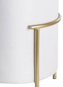 Eglo 424135 - Taburet MASHIKE 46x41 cm fehér/arany