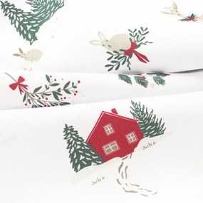 Goldea karácsonyi kör alakú teflonos terítő - tradicionális karácsonyi Ø 100 cm