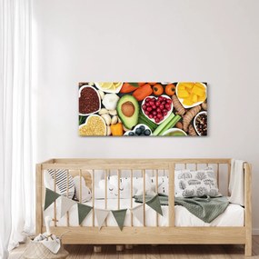 Kép - Egészséges ételek (120x50 cm)