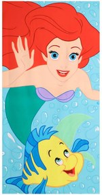 Disney Hercegnők Flounder fürdőlepedő, strand törölköző 70x140cm (Fast Dry)