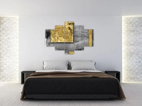 Kép - Arany négyzetek N⁰2 (150x105 cm)