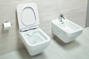 Cersanit Crea WC csésze függő négyzet alakú CeanOn ülés nélkül, fehér, K114-016