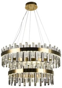 LED állítható fényerőjű kristály csillár kábellel LED/190W/230V + DO