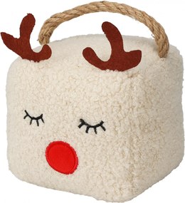 Reindeer plüss ajtótámasz krém színben
