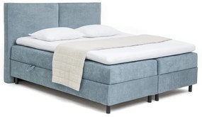Kék ágyneműtartós boxspring ágy 160x200 cm Elva Bold – Bonami Selection