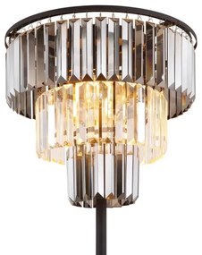 Globo 15695S - Állólámpa NAXIS 3xE27/40W/230V átm. 40 cm fekete