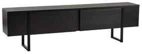 TV asztal Serenity Wood Fekete