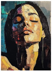 Kép kézzel festett részletekkel 70x100 cm Vivian – Styler