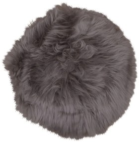 Báránybőr ülőpárna, gomba, 35 cm