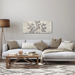 Kép - texturált levelek (120x50 cm)
