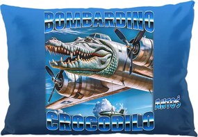 Italian Brainrot Bombardino Crocodilo párna
