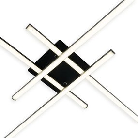 Brilagi - STRIPES LED mennyezeti lámpatest LED/37W/230V fekete