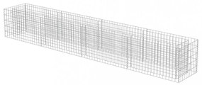 horganyzott acél gabion magaságyás 360 x 50 x 50 cm