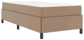 Ágykeret matraccal matracmal Cappuccino 90 x 190 cm Műbőr