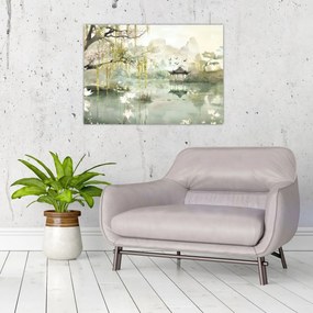 Kép - Kínai tó (70x50 cm)